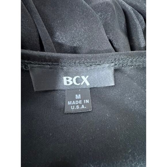 "BCX" Black BabyDoll Sequined Dress Goth Dark Fairy Sexy Y2K Hoco SZ M USA Made - Picture 8 of 12